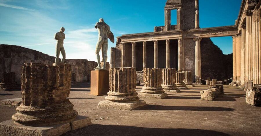 From Naples: Ruins of Pompeii - Ancient theater and the street-life route you can actually follow