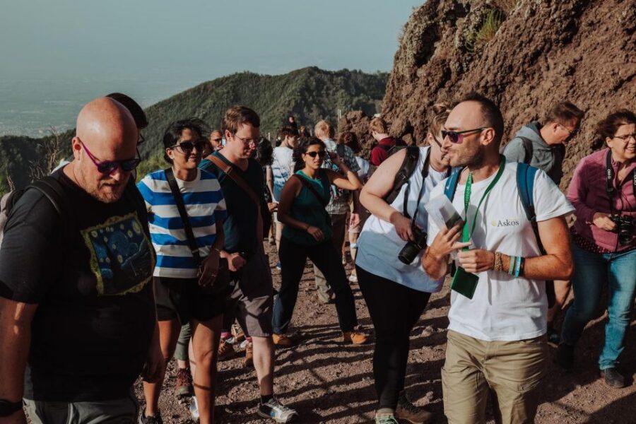 From Pompeii: Mount Vesuvius Guided Tour with Transfer - Inside the dormant crater: what you actually see at the rim