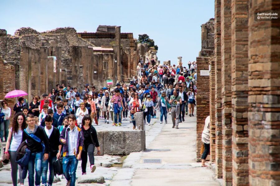 From Sorrento: Pompeii Ruins All-inclusive Guided Tour - Ticket Pickup at Tempio Travel in Sorrento: Fast When It’s Clear