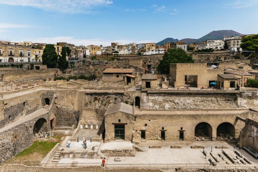 Herculaneum: Skip-the-Line Guided Tour with Archaeologist - Casa di Nettuno ed Anfitrite and Casa dei Cervi: reading wealthy homes