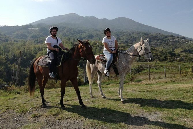 Horse Riding on Mount Vesuvius - The clubhouse aperitivo: local food, wine, and a seat to rest