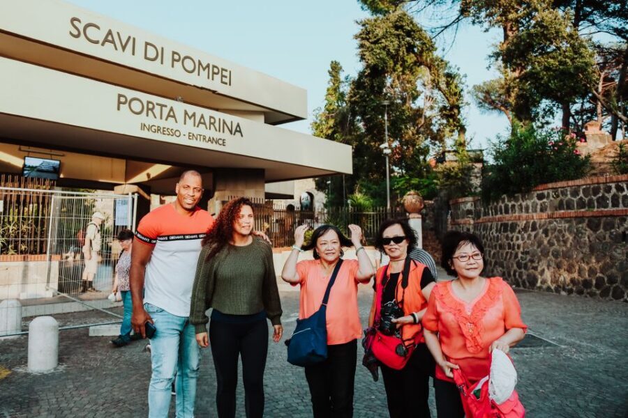 Naples: Sorrento, Amalfi Coast, Pompeii Trip from the Port - Pompeii With Tickets Included: planning a 2-hour self-guided visit