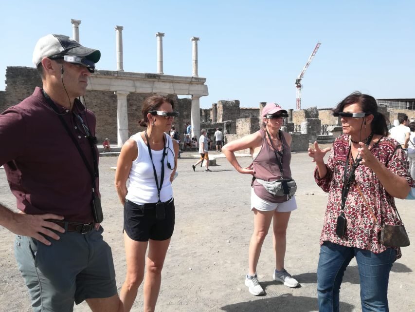 Pompeii: 3D Walking Tour with Entry Ticket - Logistics that affect your day: rain or shine, then explore on your own