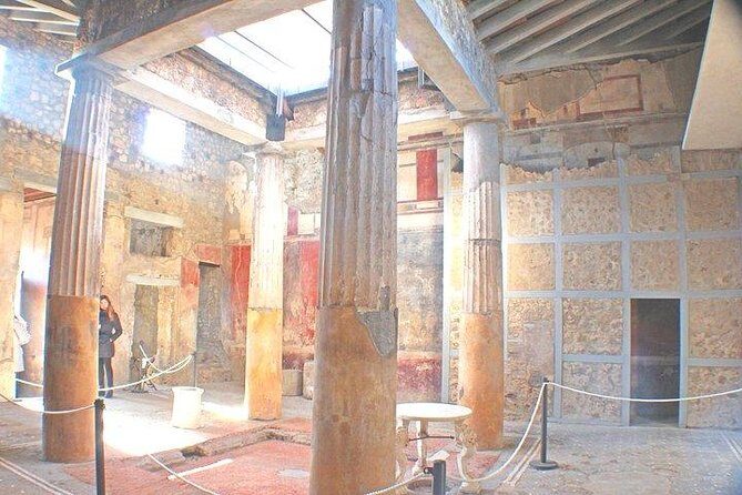Pompeii and Herculaneum Private Tour with Native Guide and Skip the Line Tickets - Pompeii highlights: Teatro Grande, Stabian Baths, and Via dell’Abbondanza