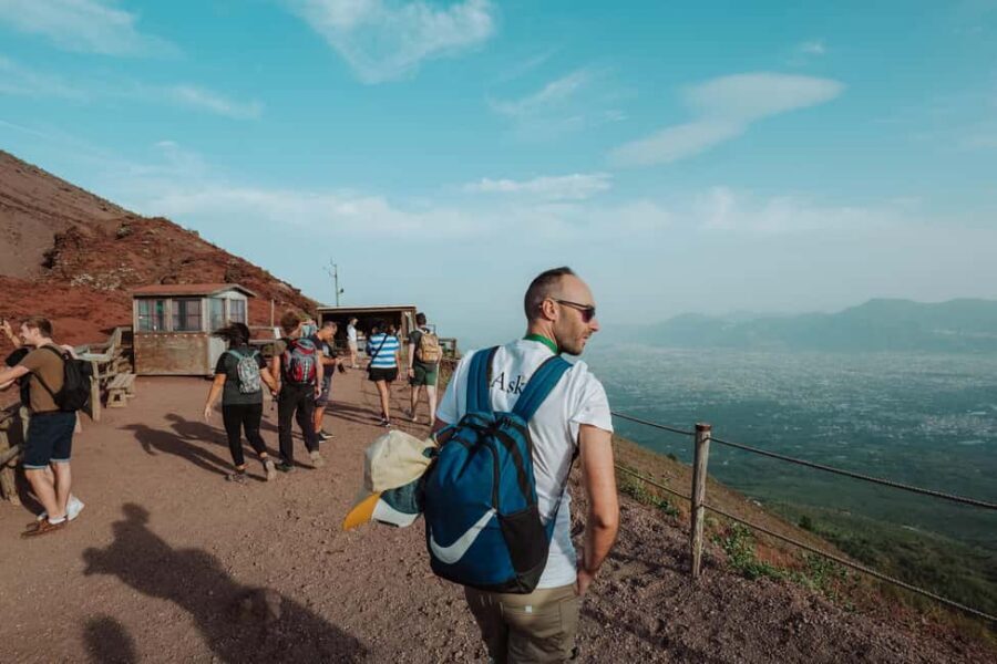 Pompeii and Mount Vesuvius excursion from Naples - The Vesuvius Climb: 90 Minutes Up to the Crater Edge