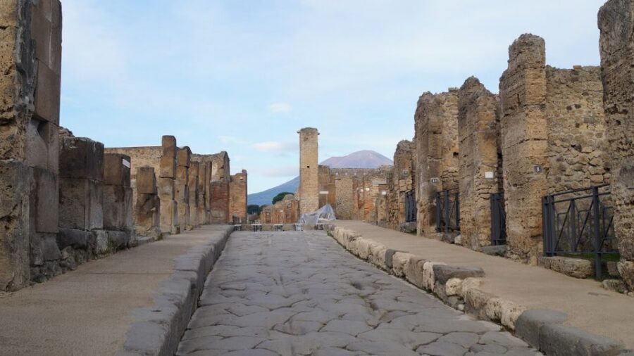 Sorrento: Skip-the-Line Pompeii Express Tour by Train - Return train to Sorrento: smooth in theory, crowded in reality